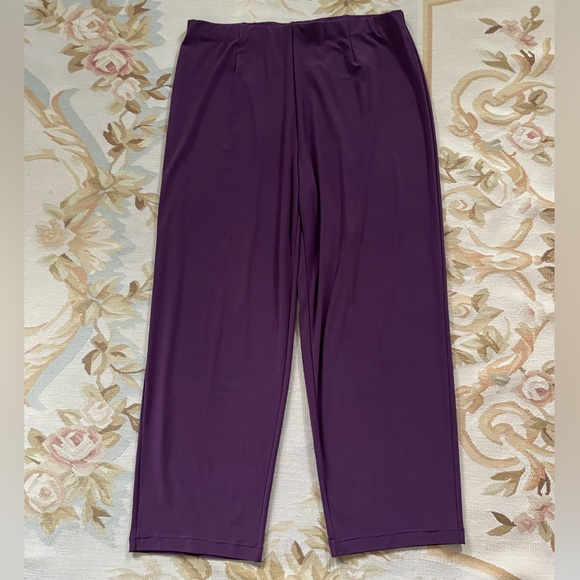 Deep plum trousers size extra large by Sag Harbor - Picture 1 of 6